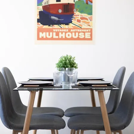 Le Mulhousien/ Parking Gratuit / Wifi / Lave Linge/ Tudors Locations Mulhouse