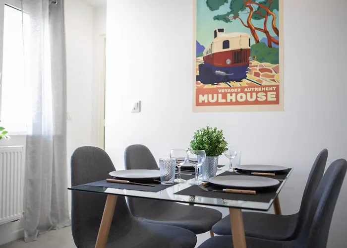 Le Mulhousien/ Parking Gratuit / Wifi / Lave Linge/ Tudors Locations * Mülhausen