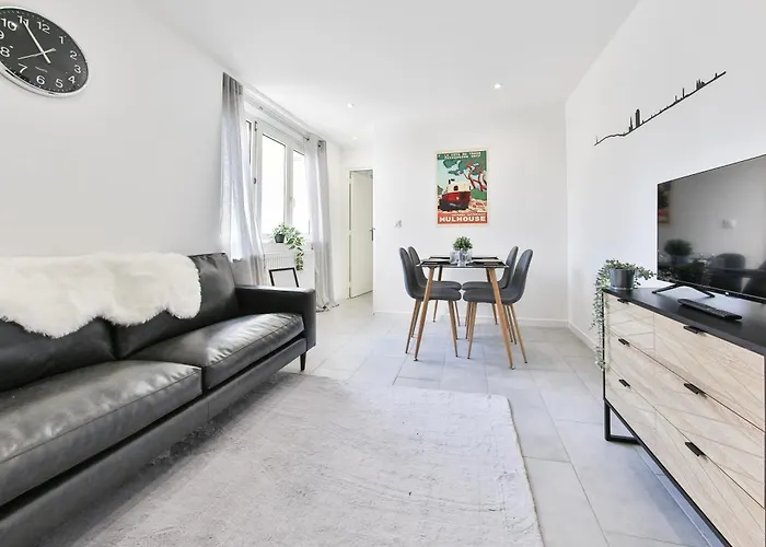 Le Mulhousien/ Parking Gratuit / Wifi / Lave Linge/ Tudors Locations Apartment Mülhausen